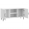 Szafka pod telewizor Biały wysoki połysk 102 x 34,5 x 50 cm