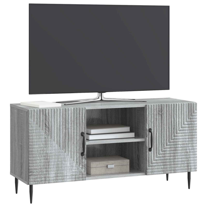Szafka pod telewizor Szary Sonoma 102 x 34,5 x 50 cm