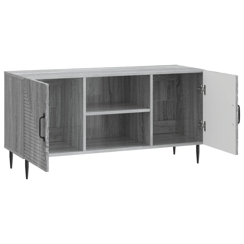 Szafka pod telewizor Szary Sonoma 102 x 34,5 x 50 cm