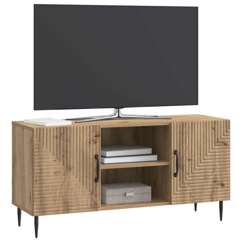 Szafka pod telewizor Dąb artisan 102 x 34,5 x 50 cm