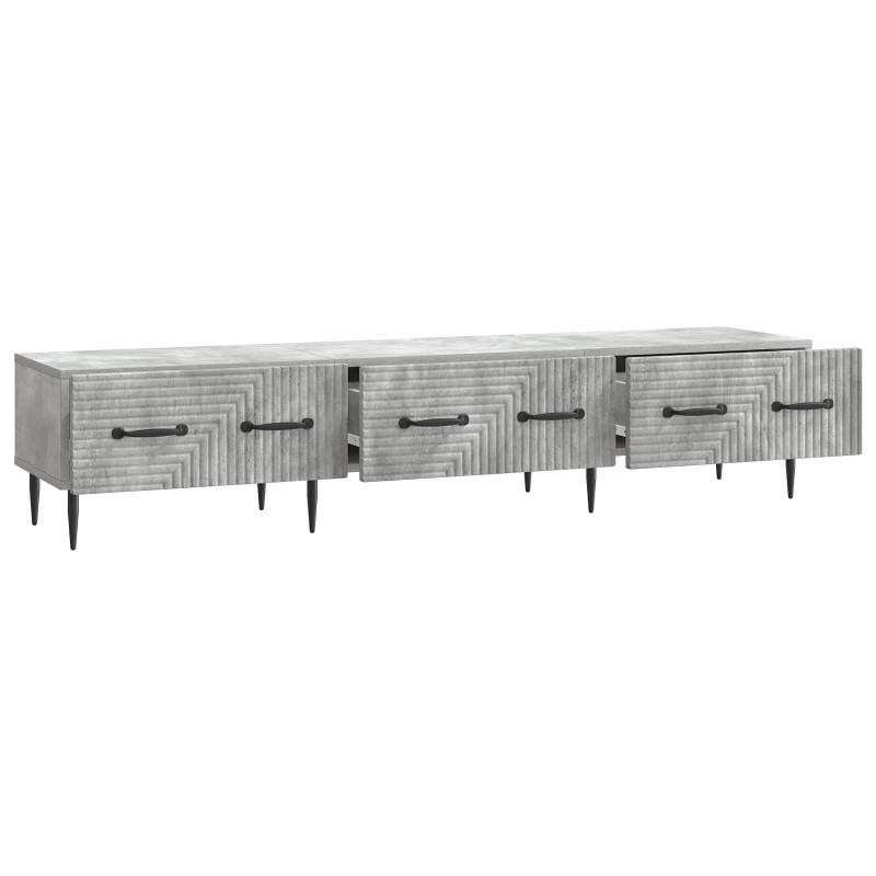 Szafka pod telewizor Betonowy szary 147 x 34,5 x 30 cm