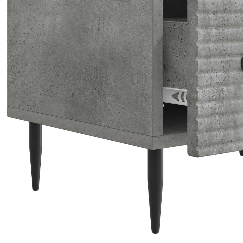 Szafka pod telewizor Betonowy szary 147 x 34,5 x 30 cm