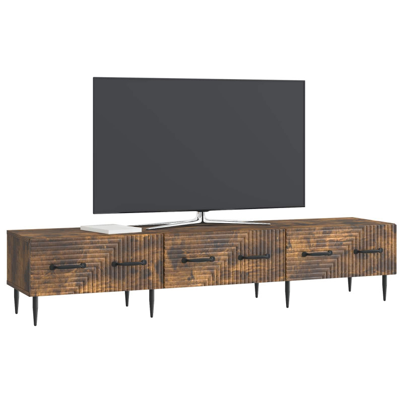 Szafka pod telewizor z szufladą Dąb wędzony 147 x 34,5 x 30 cm