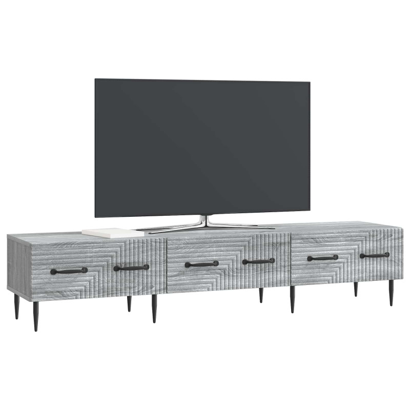 Szafka pod telewizor z szufladą Szary Sonoma 147 x 34,5 x 30 cm