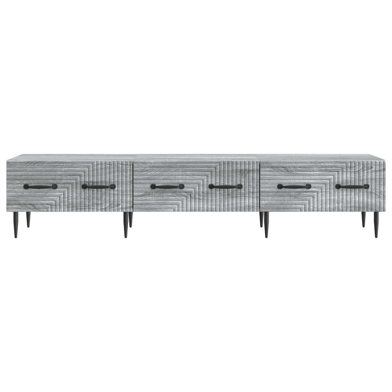 Szafka pod telewizor z szufladą Szary Sonoma 147 x 34,5 x 30 cm