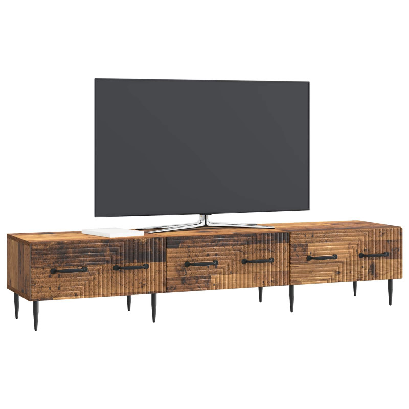 Szafka pod telewizor z szufladą Stare drewno 147 x 34,5 x 30 cm