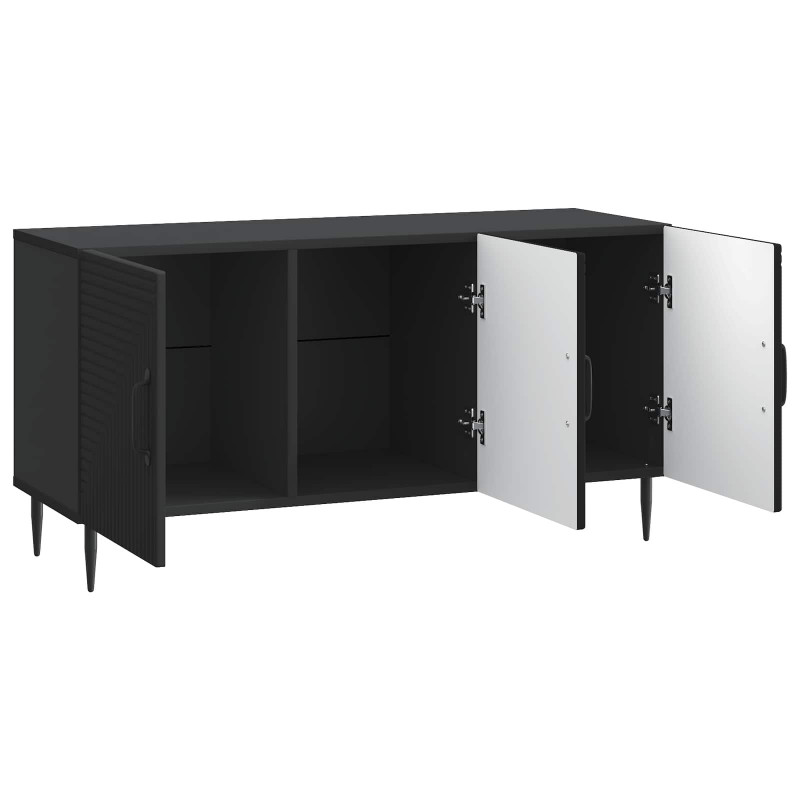 Szafka pod telewizor Czarny 99 x 34,5 x 50 cm
