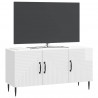 Szafka pod telewizor Biały wysoki połysk 99 x 34,5 x 50 cm