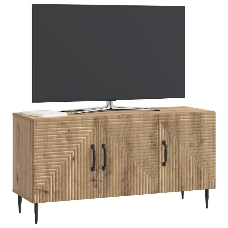 Szafka pod telewizor Dąb artisan 99 x 34,5 x 50 cm