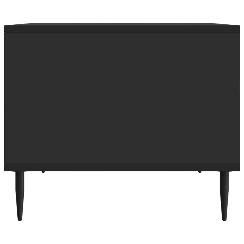Stolik kawowy Czarny 90 x 50 x 40 cm Drewno inżynieryjne