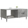 Stolik kawowy Betonowy szary 90 x 50 x 40 cm