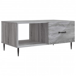 Stolik kawowy Szary Sonoma 90 x 50 x 40 cm Drewno inżynieryjne