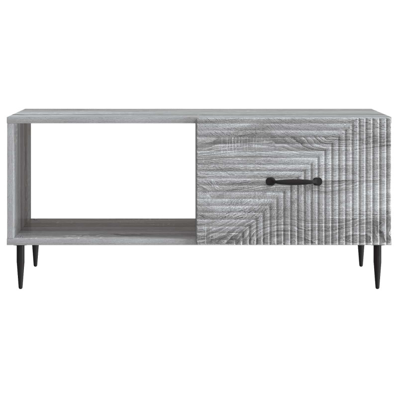 Stolik kawowy Szary Sonoma 90 x 50 x 40 cm Drewno inżynieryjne