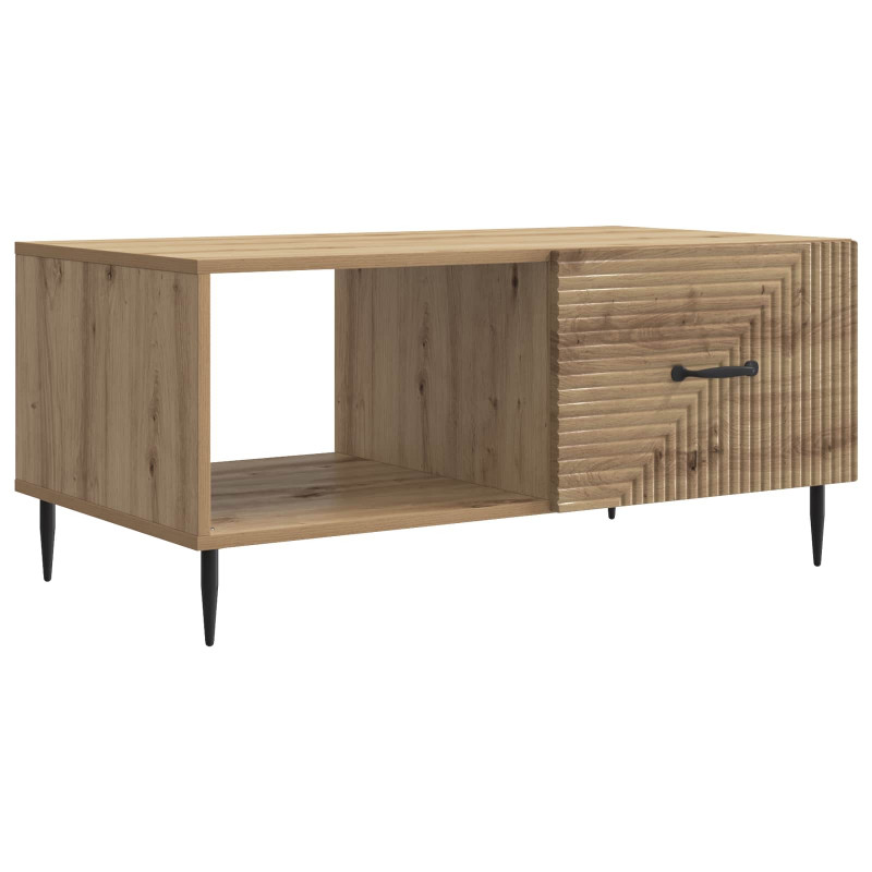 Stolik kawowy Dąb artisan 90 x 50 x 40 cm Drewno inżynieryjne