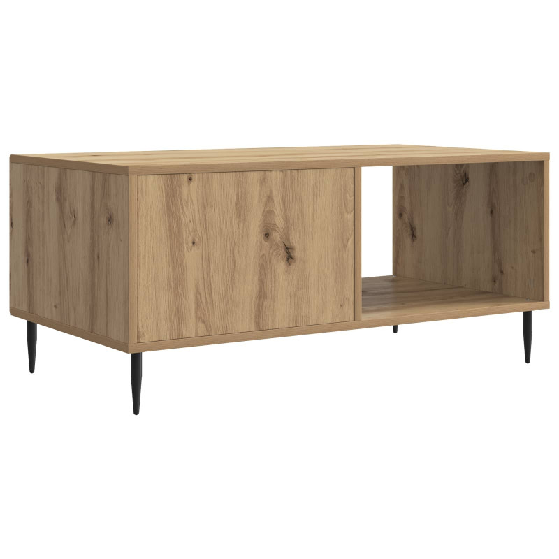 Stolik kawowy Dąb artisan 90 x 50 x 40 cm Drewno inżynieryjne