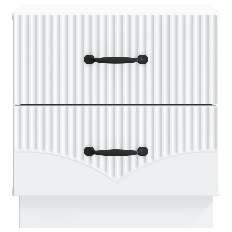 Szafka Nocna z szufladą 2 pcs Biały 43 x 34,5 x 44,5 cm