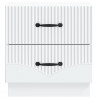 Szafka Nocna z szufladą 2 pcs Biały 43 x 34,5 x 44,5 cm