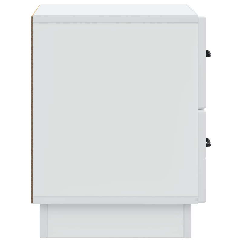Szafka Nocna z szufladą 2 pcs Biały 43 x 34,5 x 44,5 cm