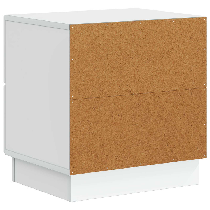 Szafka Nocna z szufladą 2 pcs Biały 43 x 34,5 x 44,5 cm