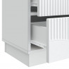 Szafka Nocna z szufladą 2 pcs Biały 43 x 34,5 x 44,5 cm