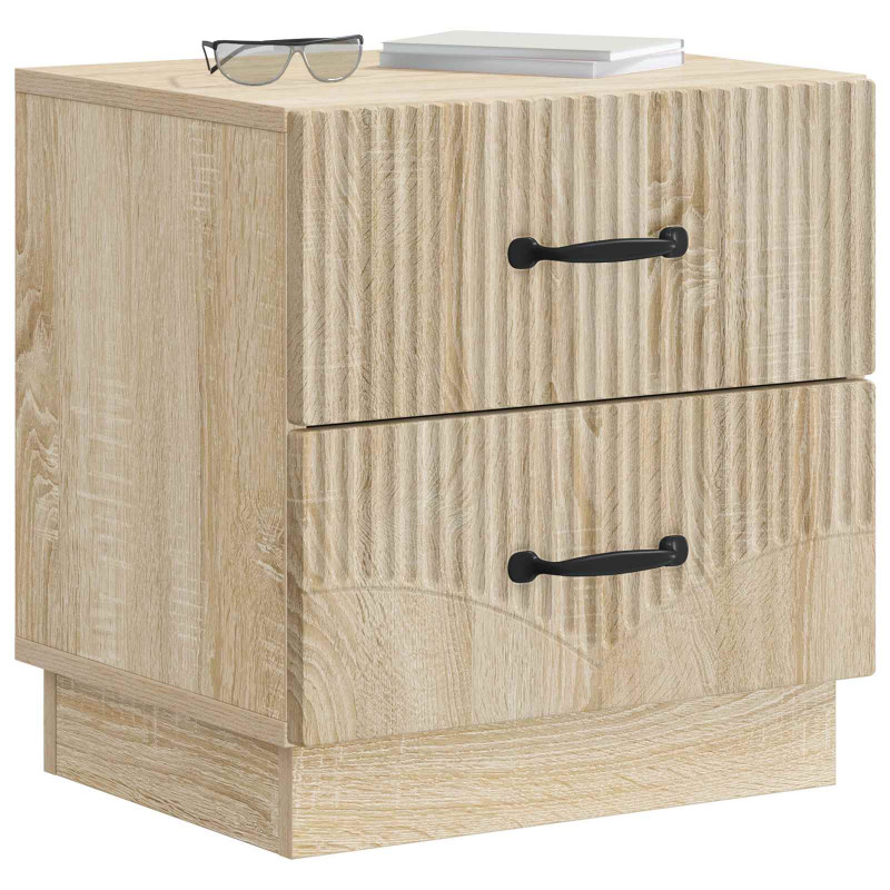 Szafka Nocna dąb Sonoma 43 x 34,5 x 44,5 cm Drewno inżynieryjne