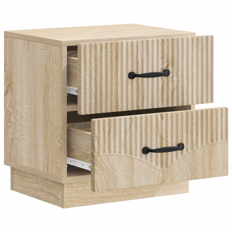 Szafka Nocna dąb Sonoma 43 x 34,5 x 44,5 cm Drewno inżynieryjne