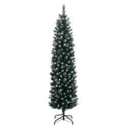 Sztuczna, smukła choinka, 300 LED, 210 cm