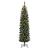 Sztuczna, smukła choinka, 300 LED, 210 cm