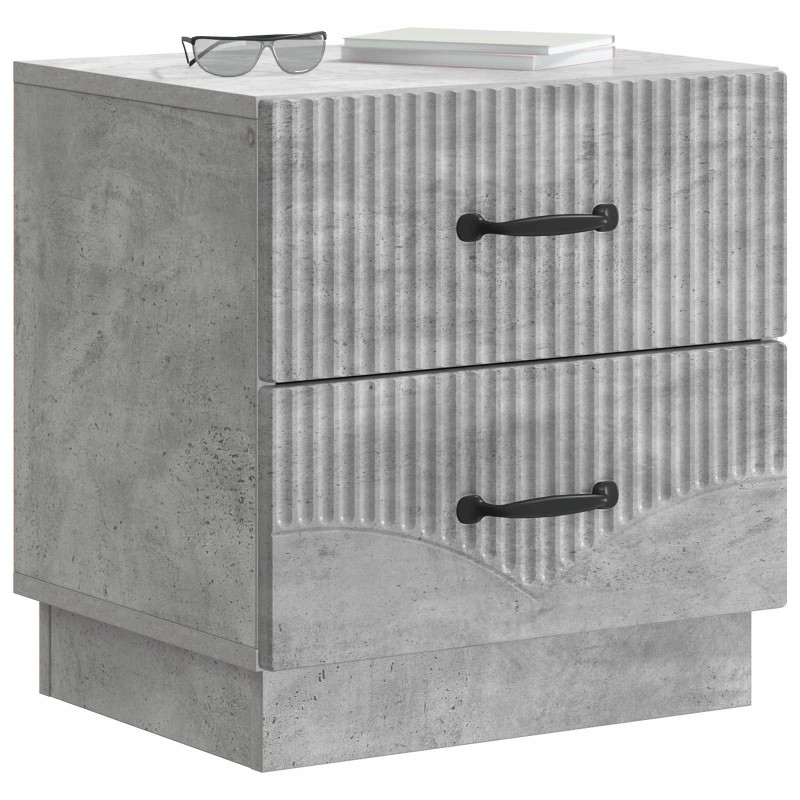 Szafka Nocna z szufladą Betonowy szary 43 x 34,5 x 44,5 cm