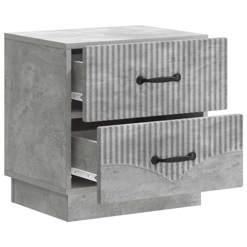 Szafka Nocna z szufladą Betonowy szary 43 x 34,5 x 44,5 cm