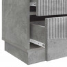 Szafka Nocna z szufladą Betonowy szary 43 x 34,5 x 44,5 cm