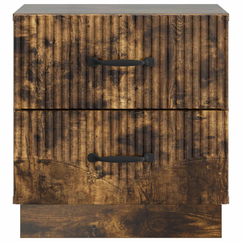 Szafka Nocna z szufladą 2 pcs Dąb wędzony 43 x 34,5 x 44,5 cm