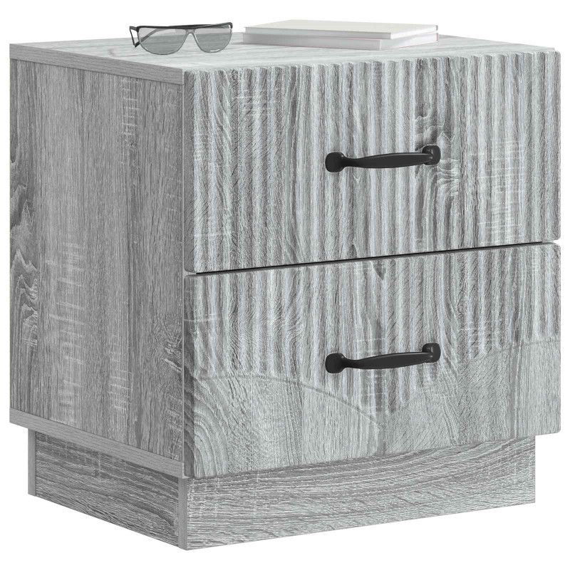 Szafka Nocna z szufladą 2 pcs Szary Sonoma 43 x 34,5 x 44,5 cm
