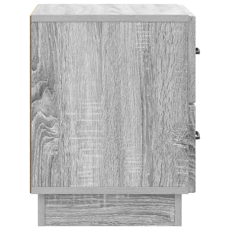 Szafka Nocna z szufladą 2 pcs Szary Sonoma 43 x 34,5 x 44,5 cm