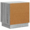 Szafka Nocna z szufladą 2 pcs Szary Sonoma 43 x 34,5 x 44,5 cm