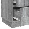 Szafka Nocna z szufladą 2 pcs Szary Sonoma 43 x 34,5 x 44,5 cm