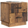 Szafka Nocna z szufladą 2 pcs Stare drewno 43 x 34,5 x 44,5 cm