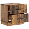 Szafka Nocna z szufladą 2 pcs Stare drewno 43 x 34,5 x 44,5 cm