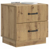 Szafka Nocna z szufladą 2 pcs Dąb artisan 43 x 34,5 x 44,5 cm