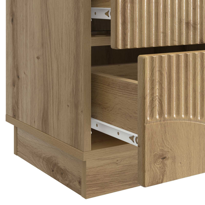 Szafka Nocna z szufladą 2 pcs Dąb artisan 43 x 34,5 x 44,5 cm