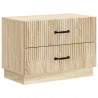 Szafka Nocna dąb Sonoma 62 x 34,5 x 44,5 cm Drewno inżynieryjne