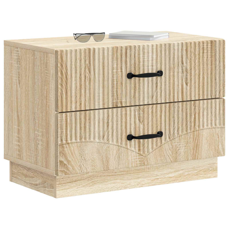 Szafka Nocna dąb Sonoma 62 x 34,5 x 44,5 cm Drewno inżynieryjne
