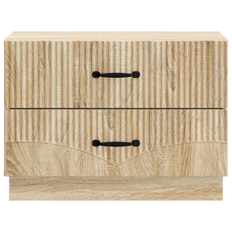 Szafka Nocna dąb Sonoma 62 x 34,5 x 44,5 cm Drewno inżynieryjne