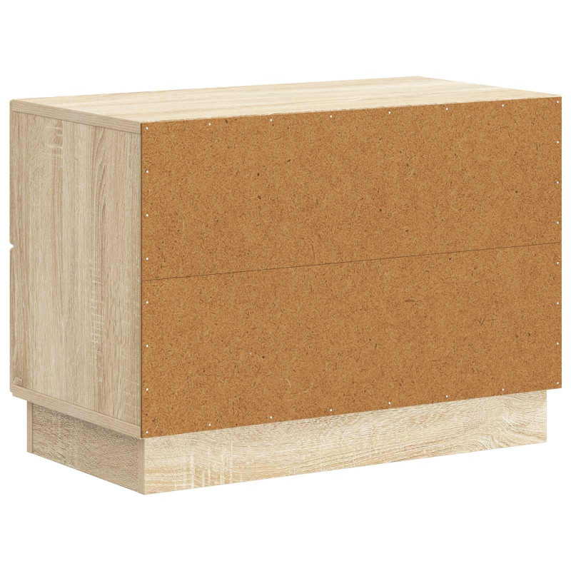 Szafka Nocna dąb Sonoma 62 x 34,5 x 44,5 cm Drewno inżynieryjne