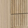 Szafka Nocna dąb Sonoma 62 x 34,5 x 44,5 cm Drewno inżynieryjne