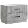 Szafka Nocna z szufladą Betonowy szary 62 x 34,5 x 44,5 cm