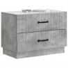 Szafka Nocna z szufladą Betonowy szary 62 x 34,5 x 44,5 cm