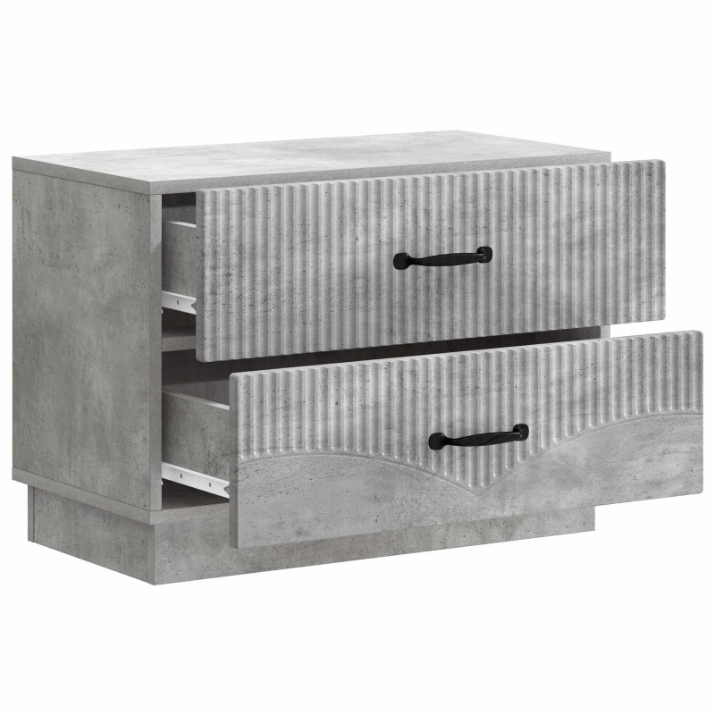 Szafka Nocna z szufladą Betonowy szary 62 x 34,5 x 44,5 cm