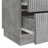 Szafka Nocna z szufladą Betonowy szary 62 x 34,5 x 44,5 cm