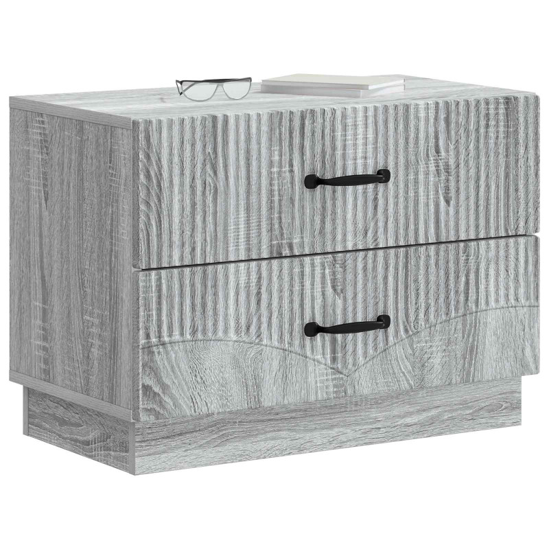 Szafka Nocna z szufladą Szary Sonoma 62 x 34,5 x 44,5 cm